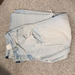Abercrombie & Fitch Distressed Denim Jeans with button fly